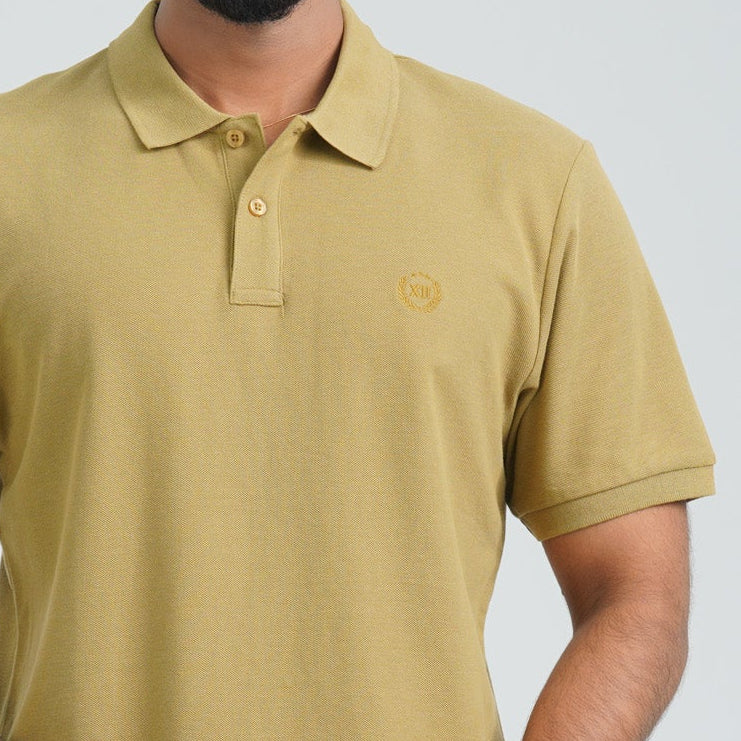 Men’s Olive Cotton Polo - 2