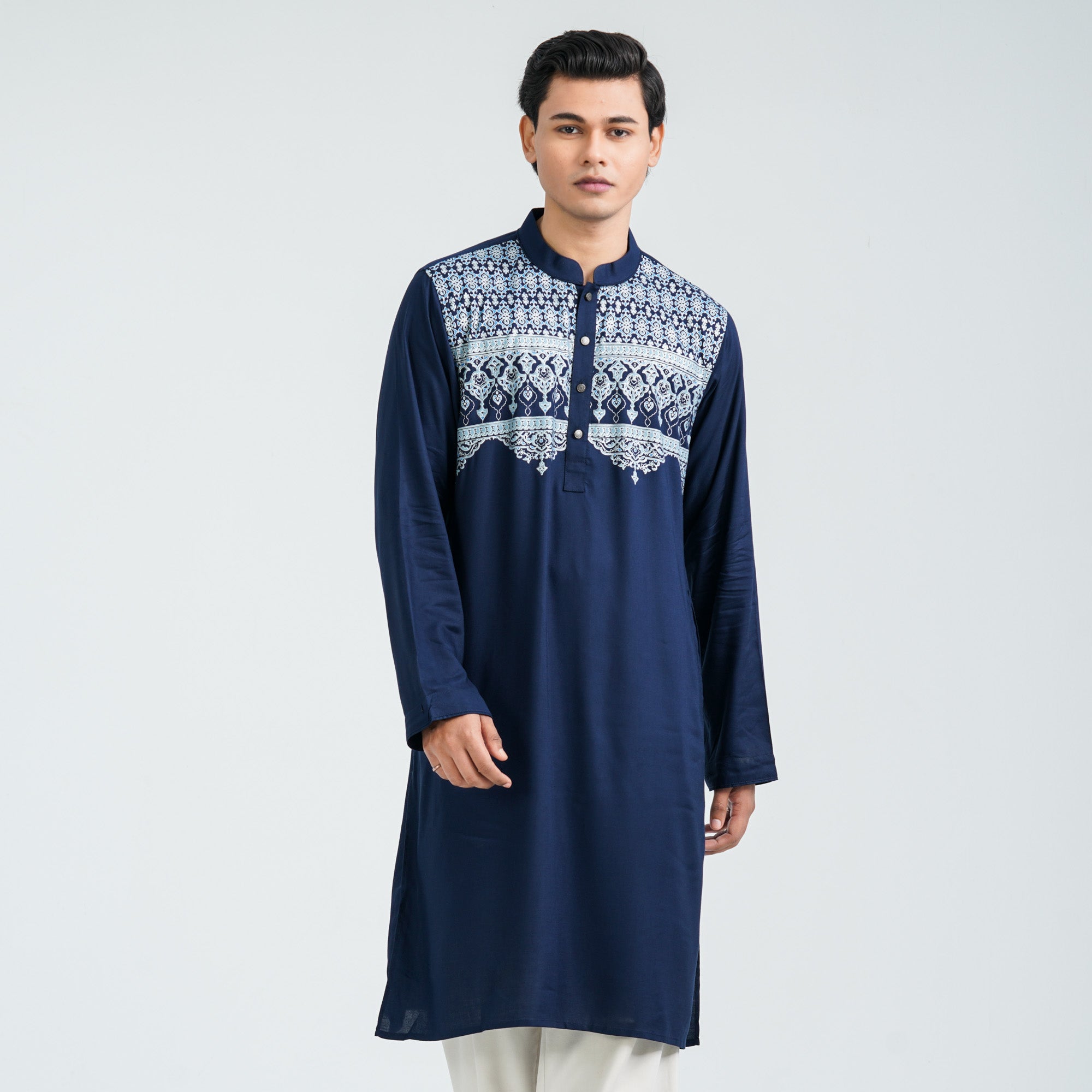 Men’s Linen Viscose Panjabi - 3