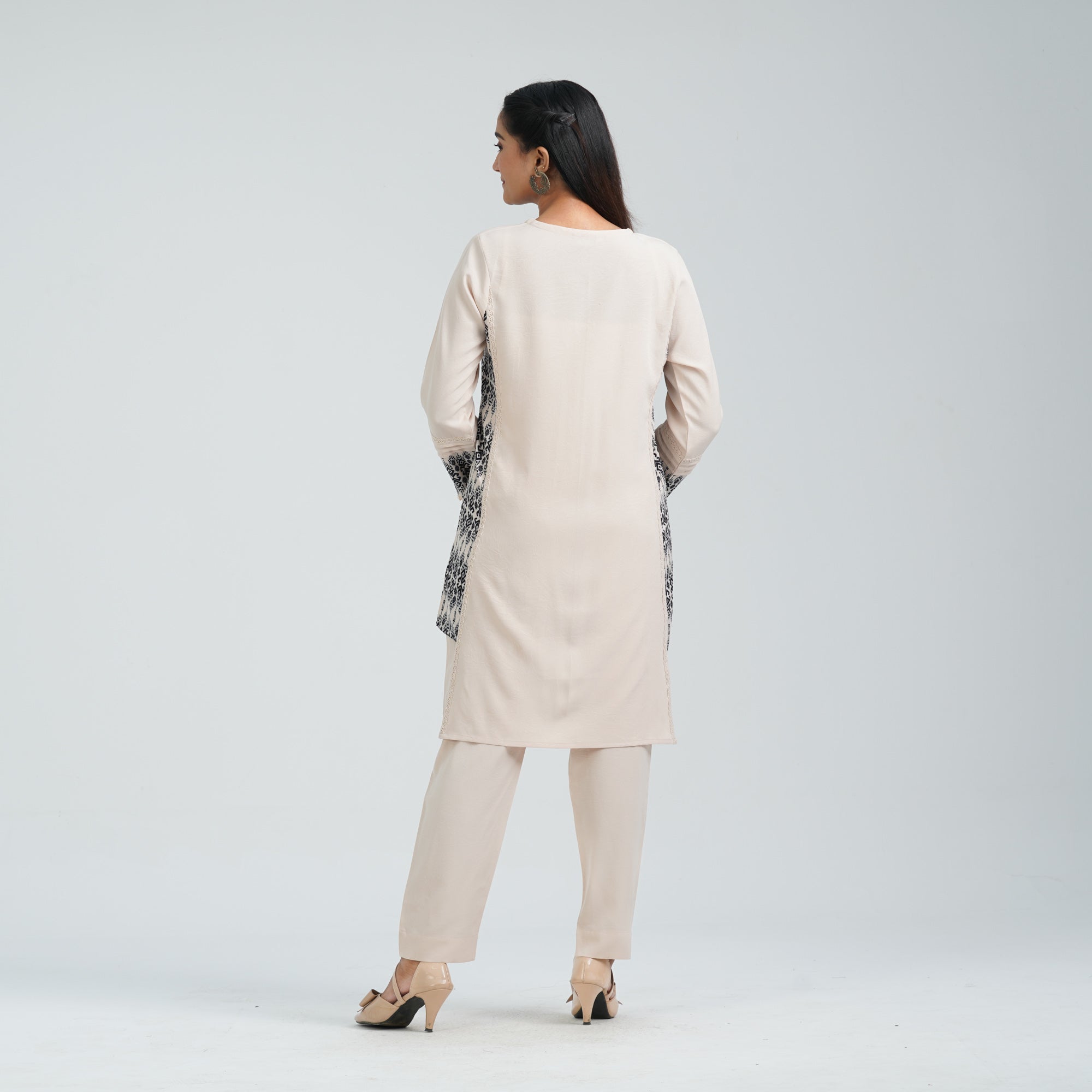 Women’s Blended Silk Two Piece Set - 3