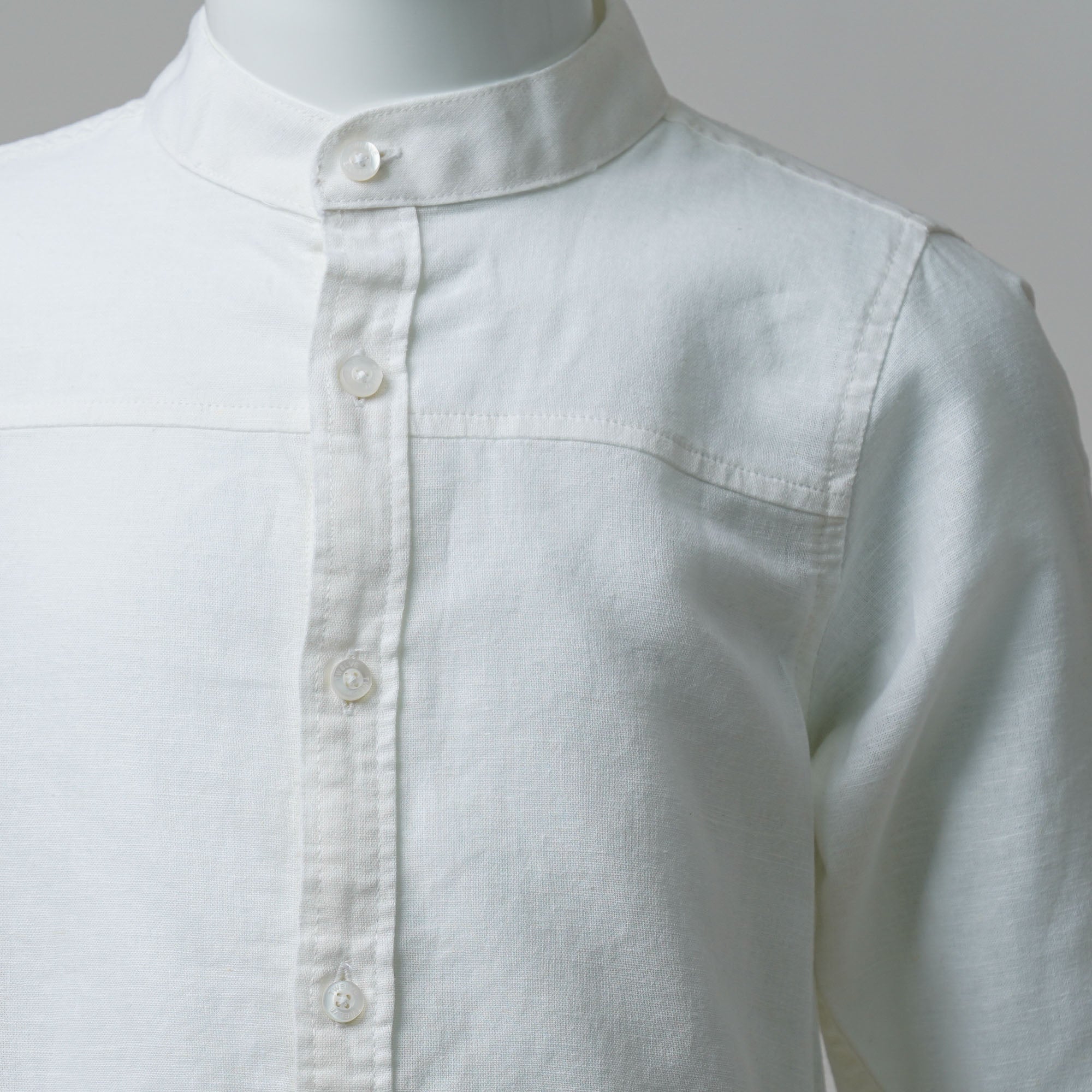 Boys White Shirt - 2