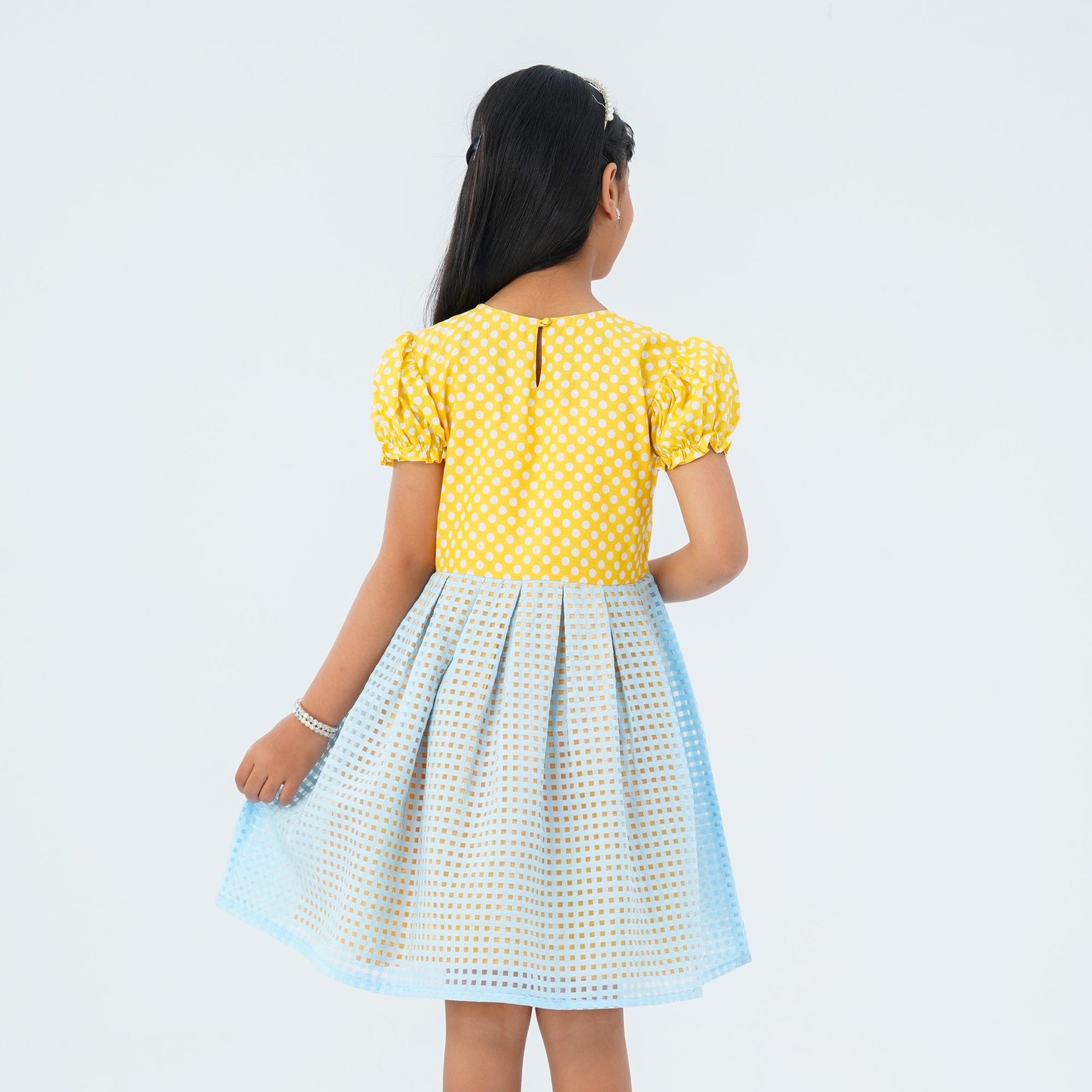 Girl's Yellow Frock - 4
