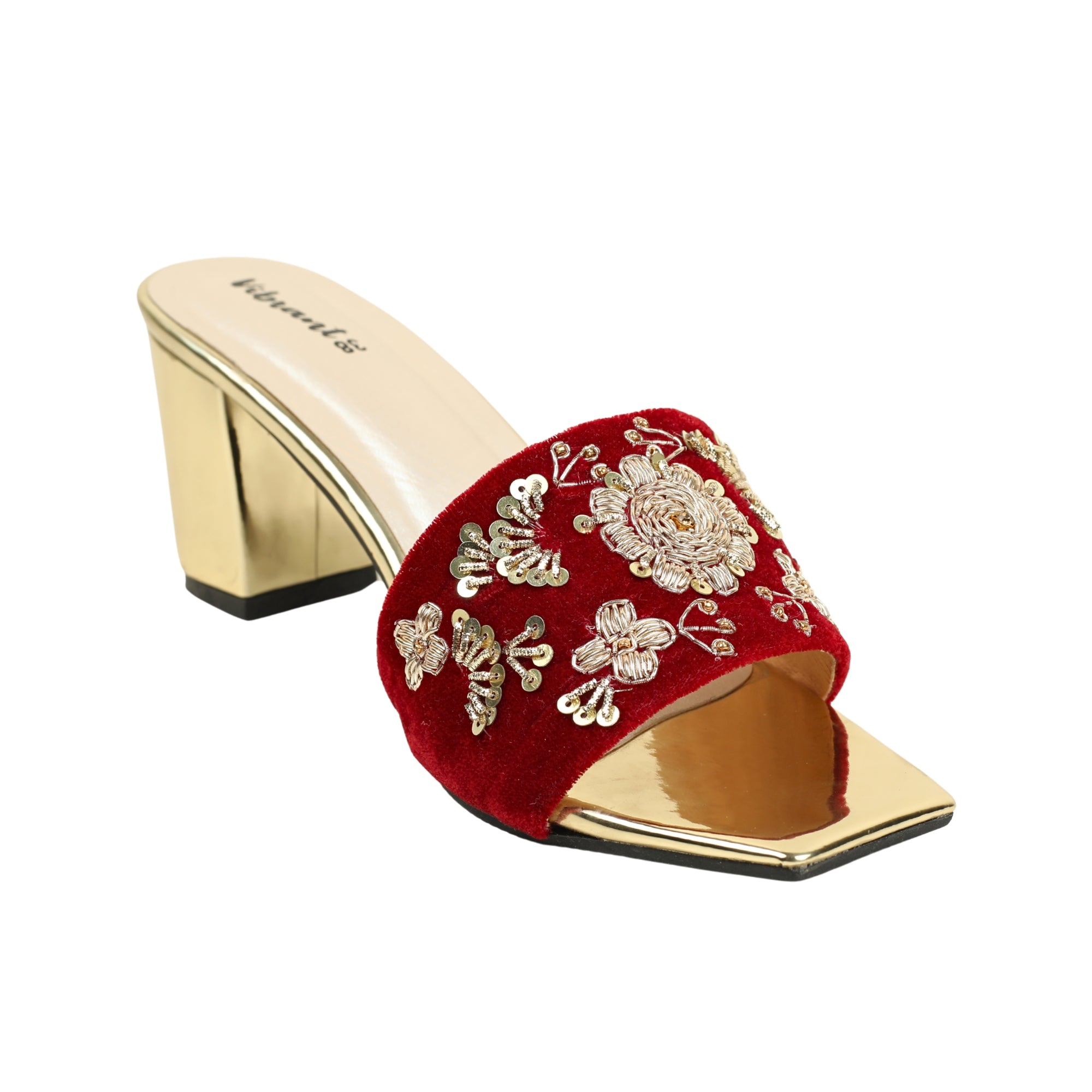 VIBRANT LADIES BLOCK HEEL - 2