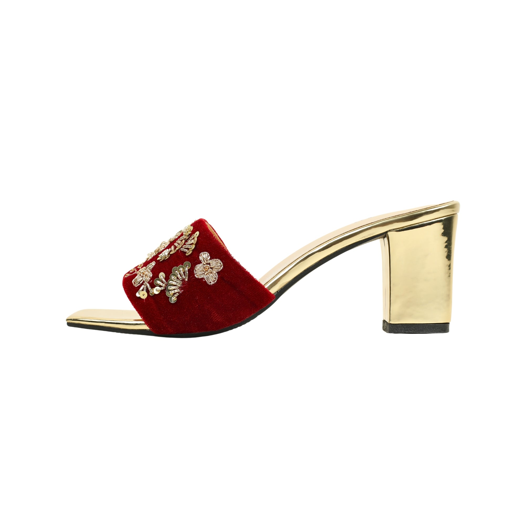 VIBRANT LADIES BLOCK HEEL - 3