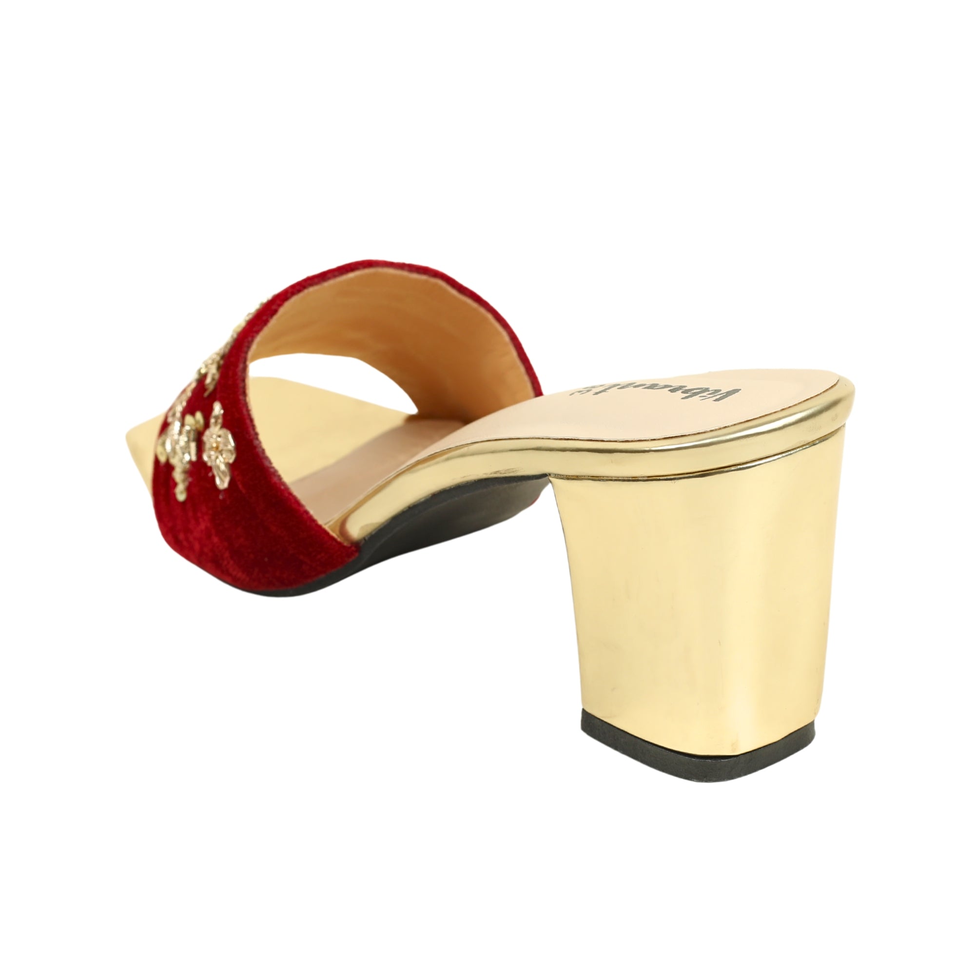 VIBRANT LADIES BLOCK HEEL - 4