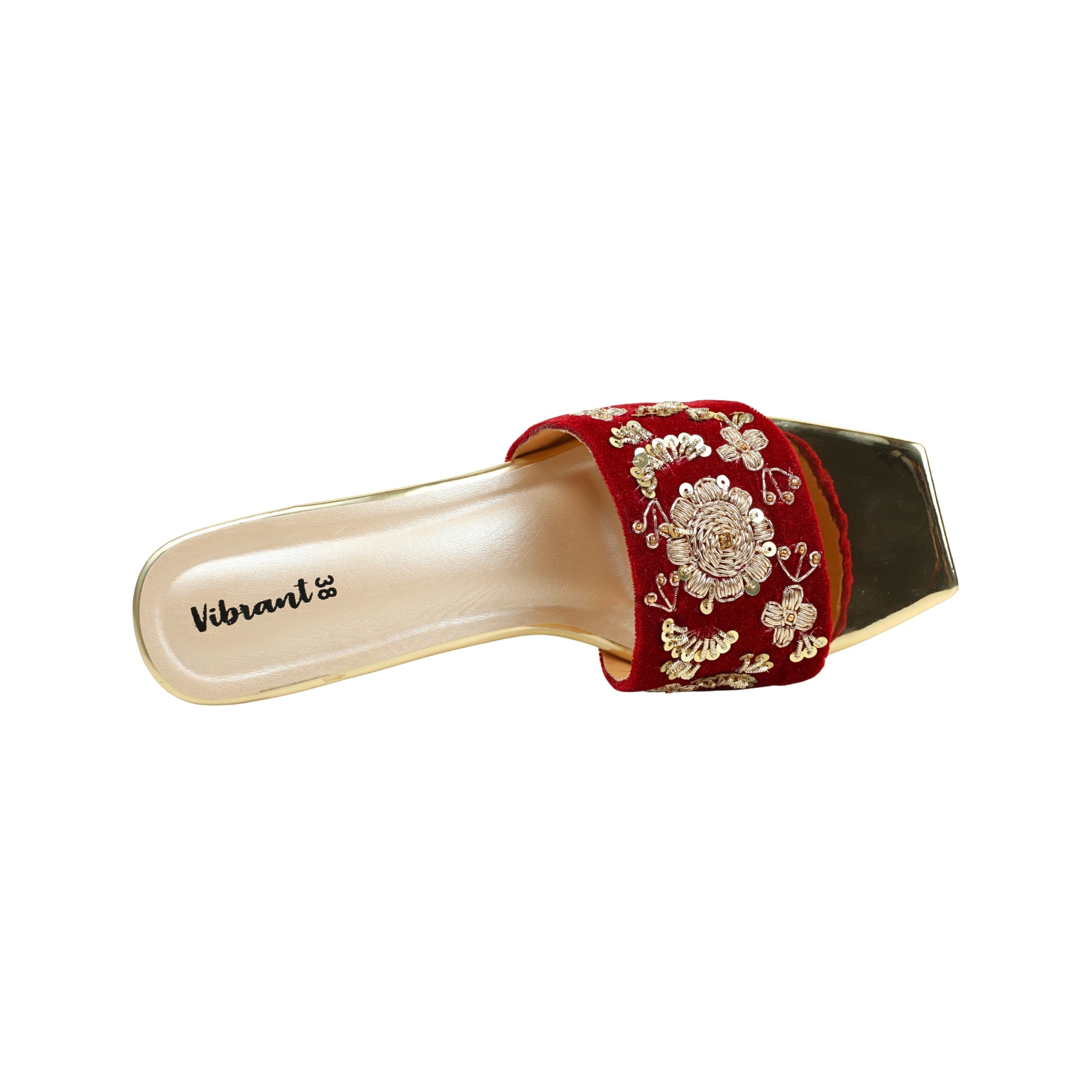 VIBRANT LADIES BLOCK HEEL - 5