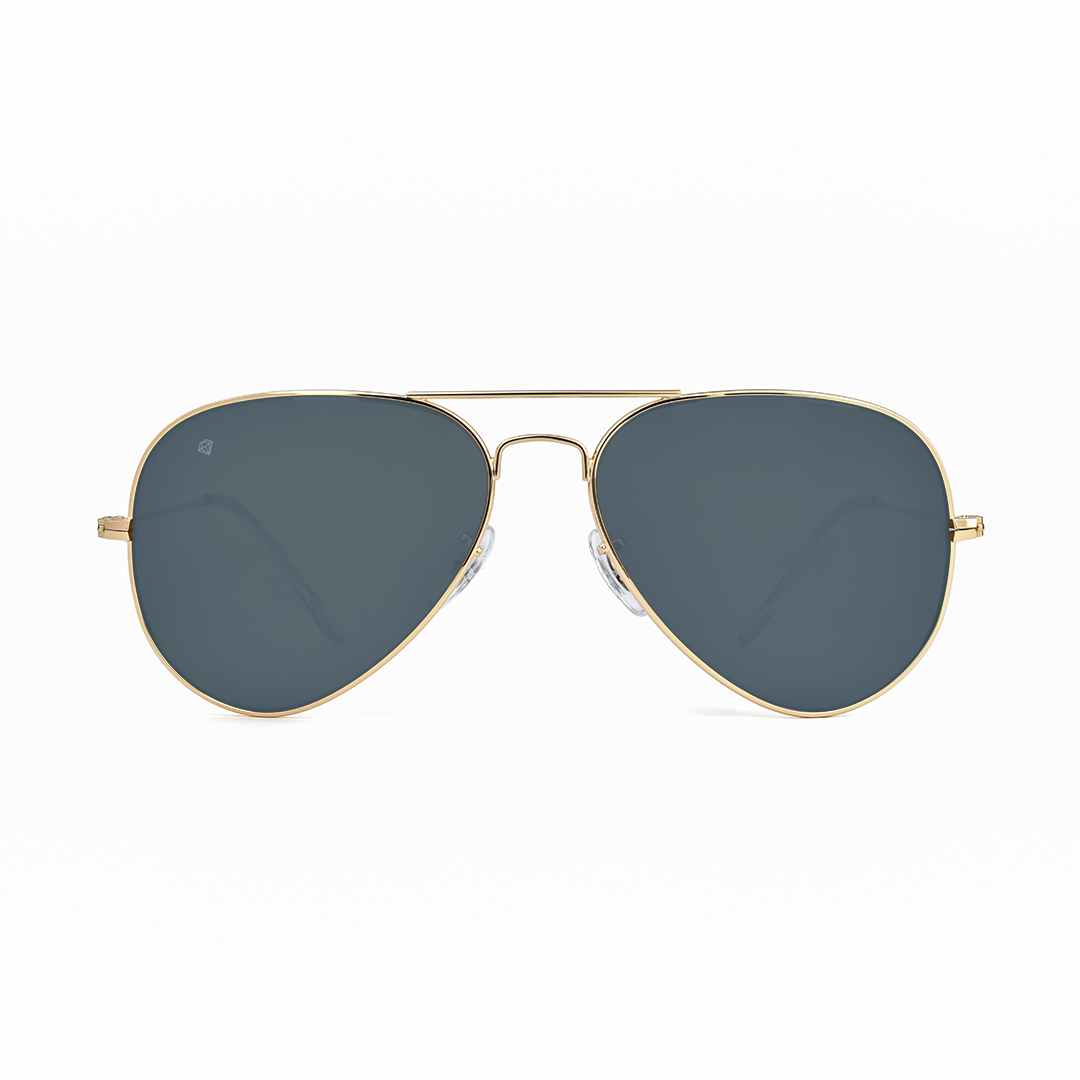 Double Bridge Golden Blue Sunglasses RBS 3025 - 2