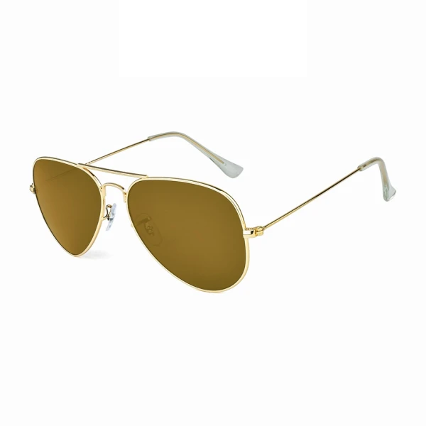 Double Bridge Golden Brown Sunglasses RBS 3026