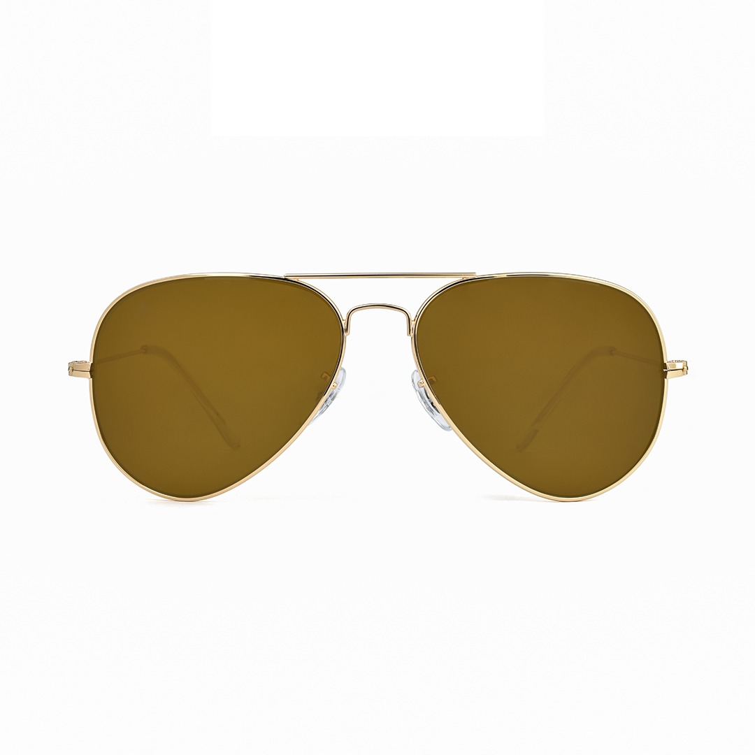 Double Bridge Golden Brown Sunglasses RBS 3026 - 2