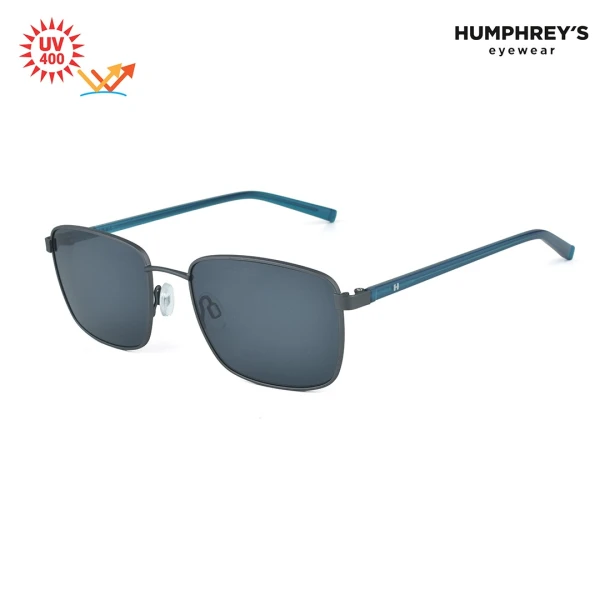 Humphrey’s Teal Blue Gunmetal Sunglasses